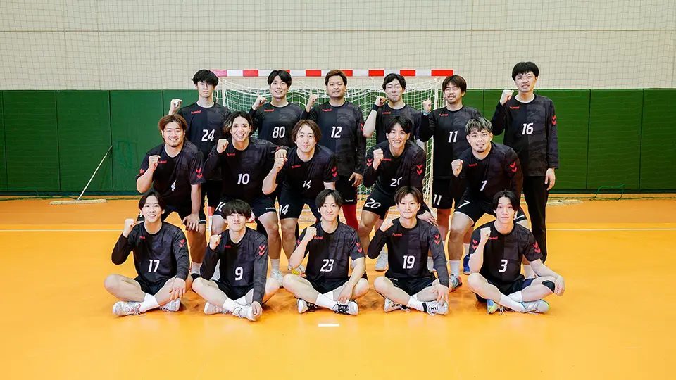 安芸高田ワクナガハンドボールクラブ集合写真