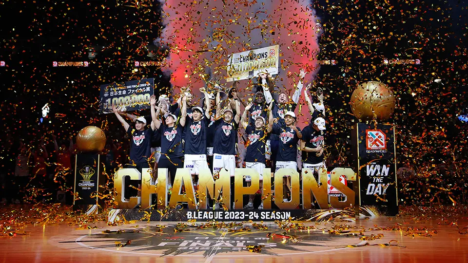 広島ドラゴンフライズ優勝