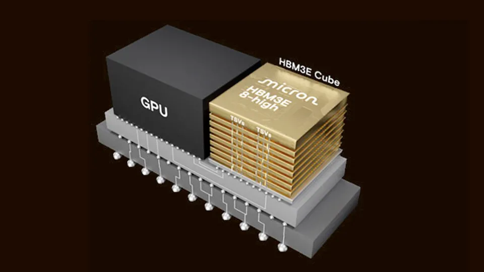 世界最先端のメモリー半導体のイメージ