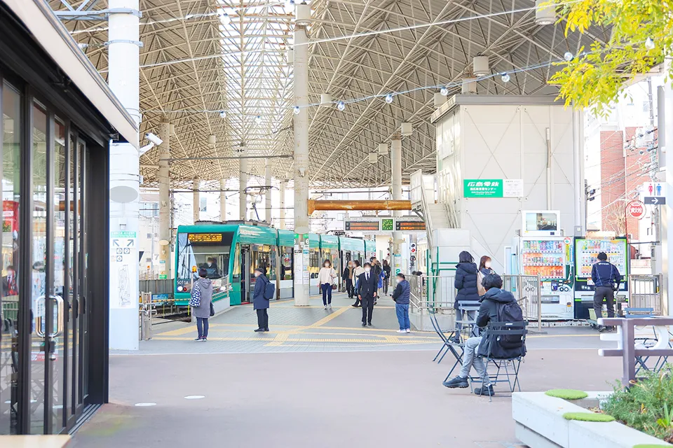 広電西広島駅と直結するKOI PLACE