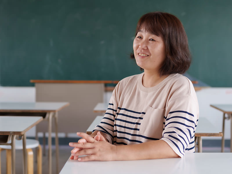 話をする浦田さん