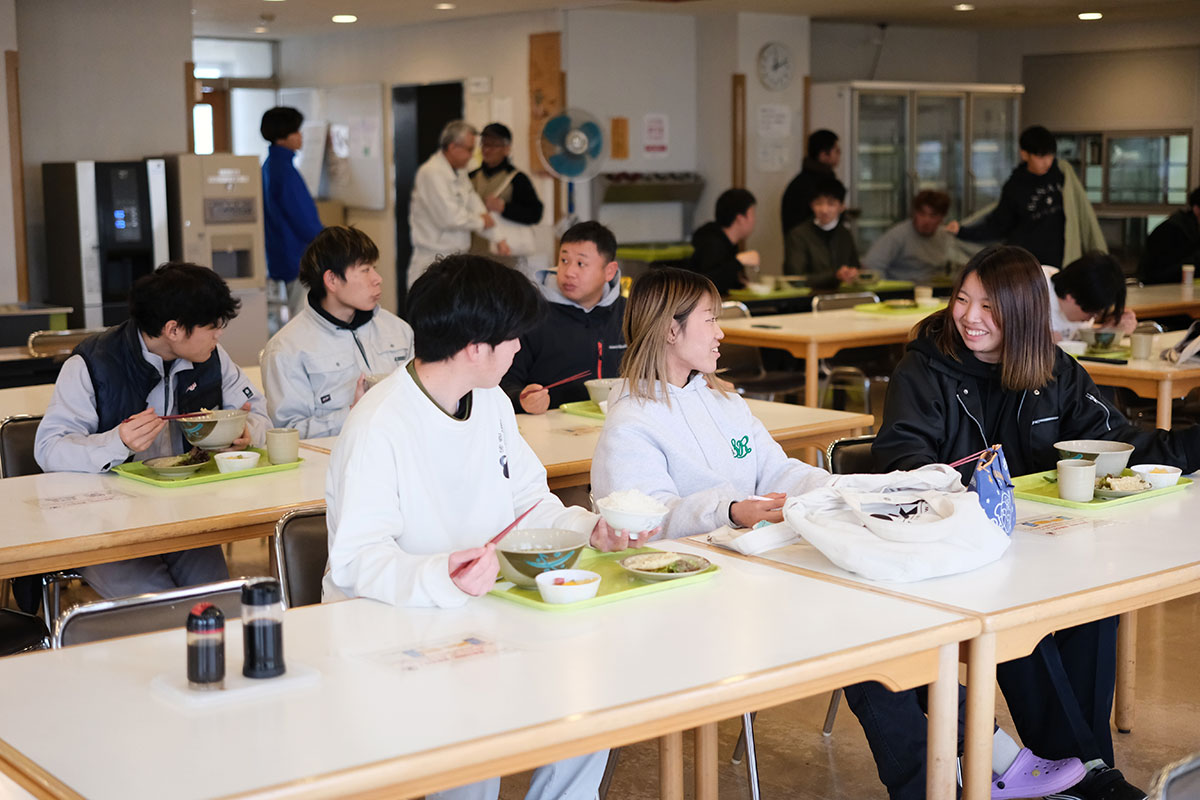 学校の食堂の様子