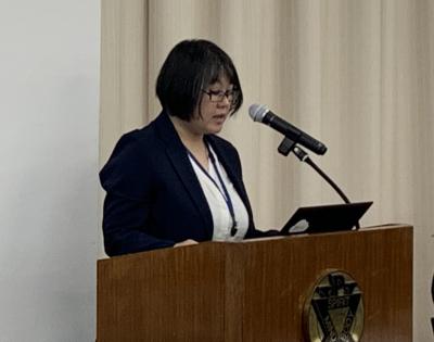 中国労働衛生協会登壇写真