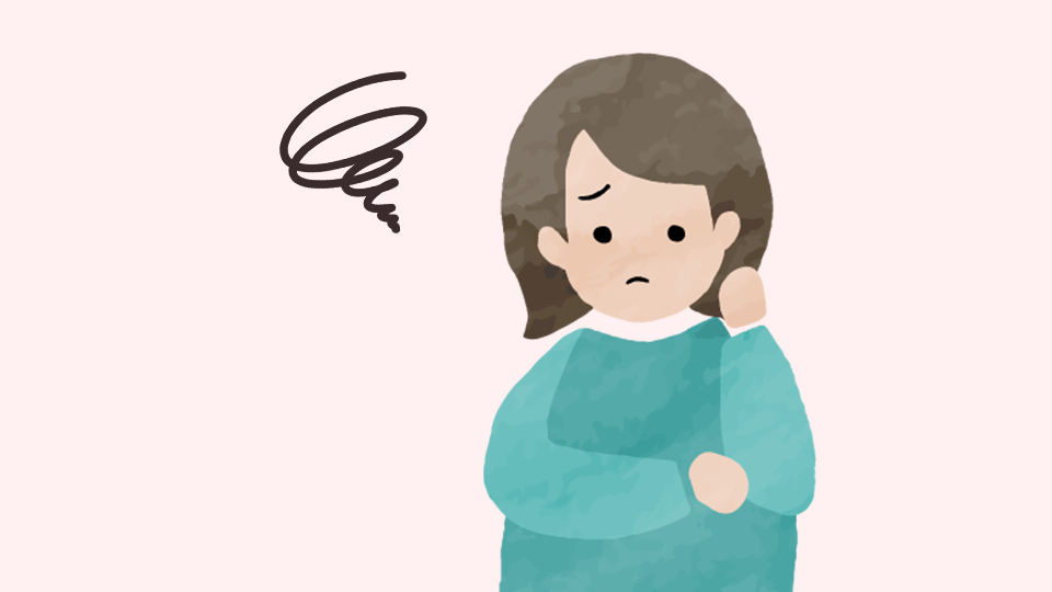 悩んでいる女性