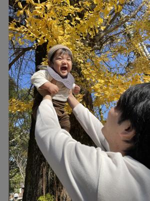 育児中の写真