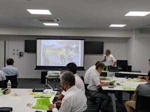 被災自治体幹部職員による講義(愛媛県西予市 谷川和久様)