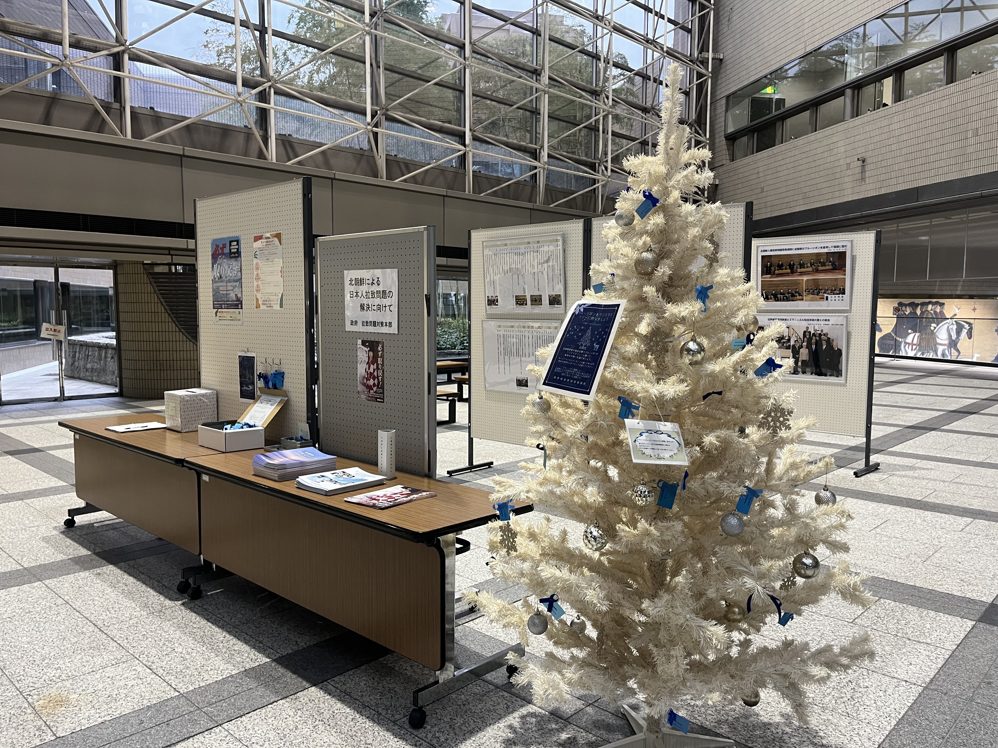 パネル展全体写真(斜め)