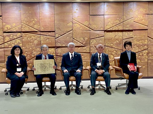 表敬写真