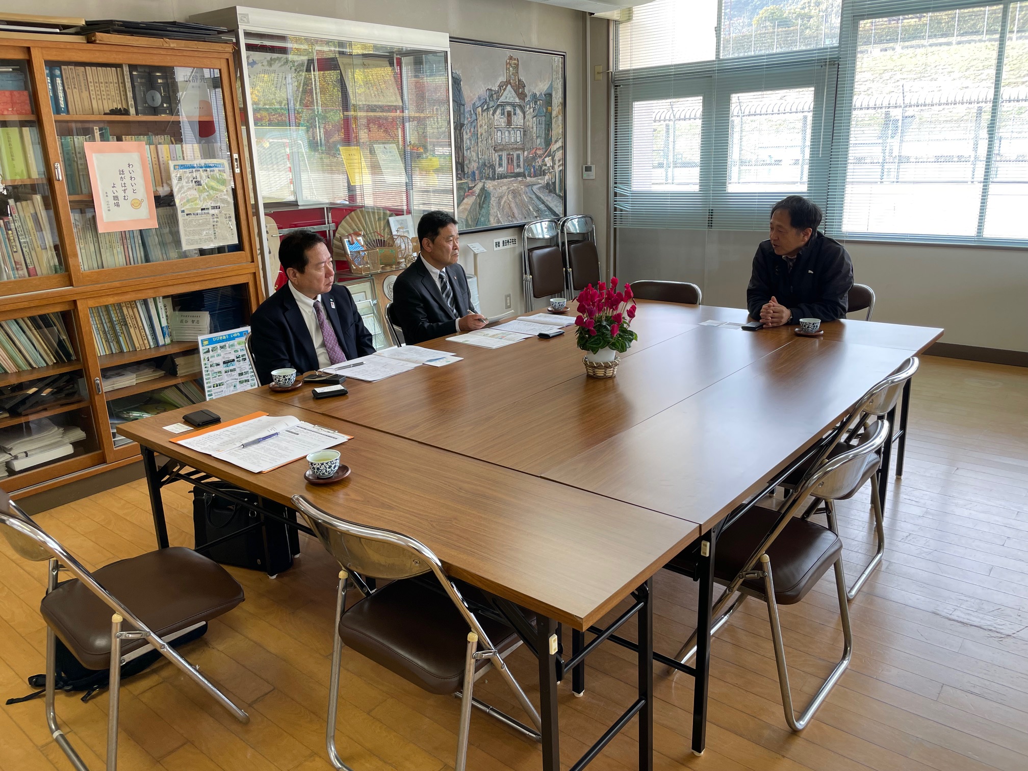 学校訪問のようす１