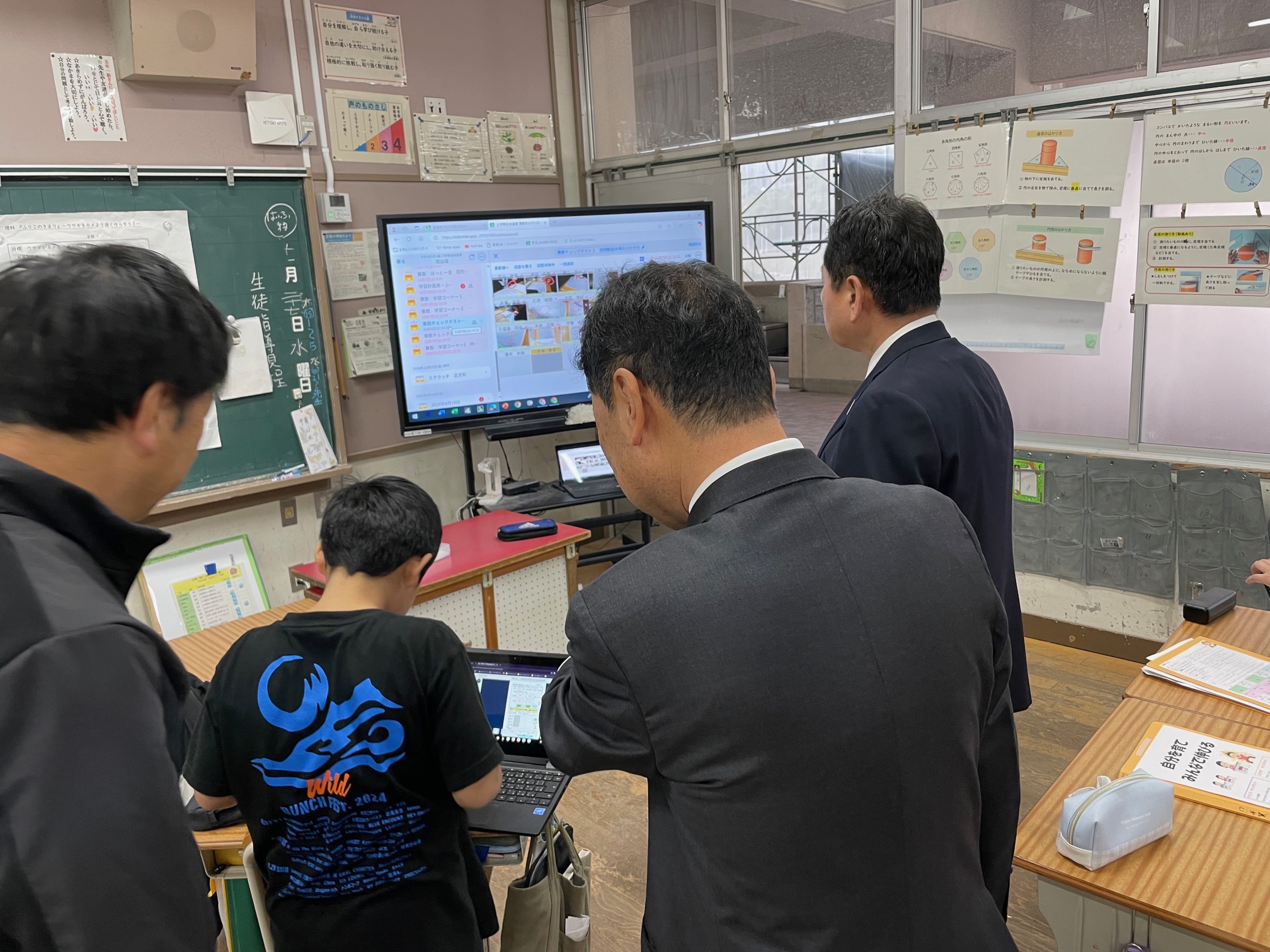 学校訪問のようす３