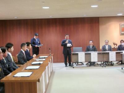 協定締結式３