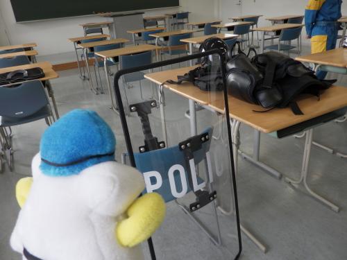 警備部門体験の様子