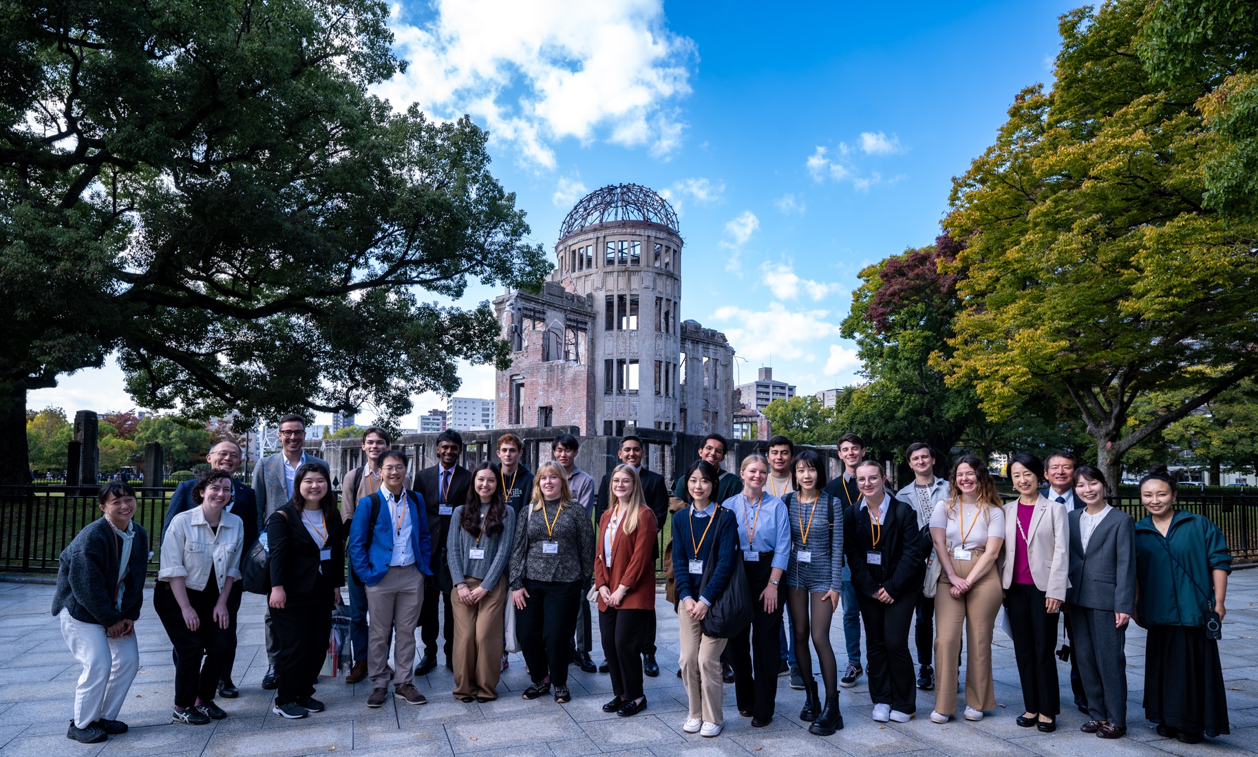 Group photo of Hiroshima-ICAN Academy 2024