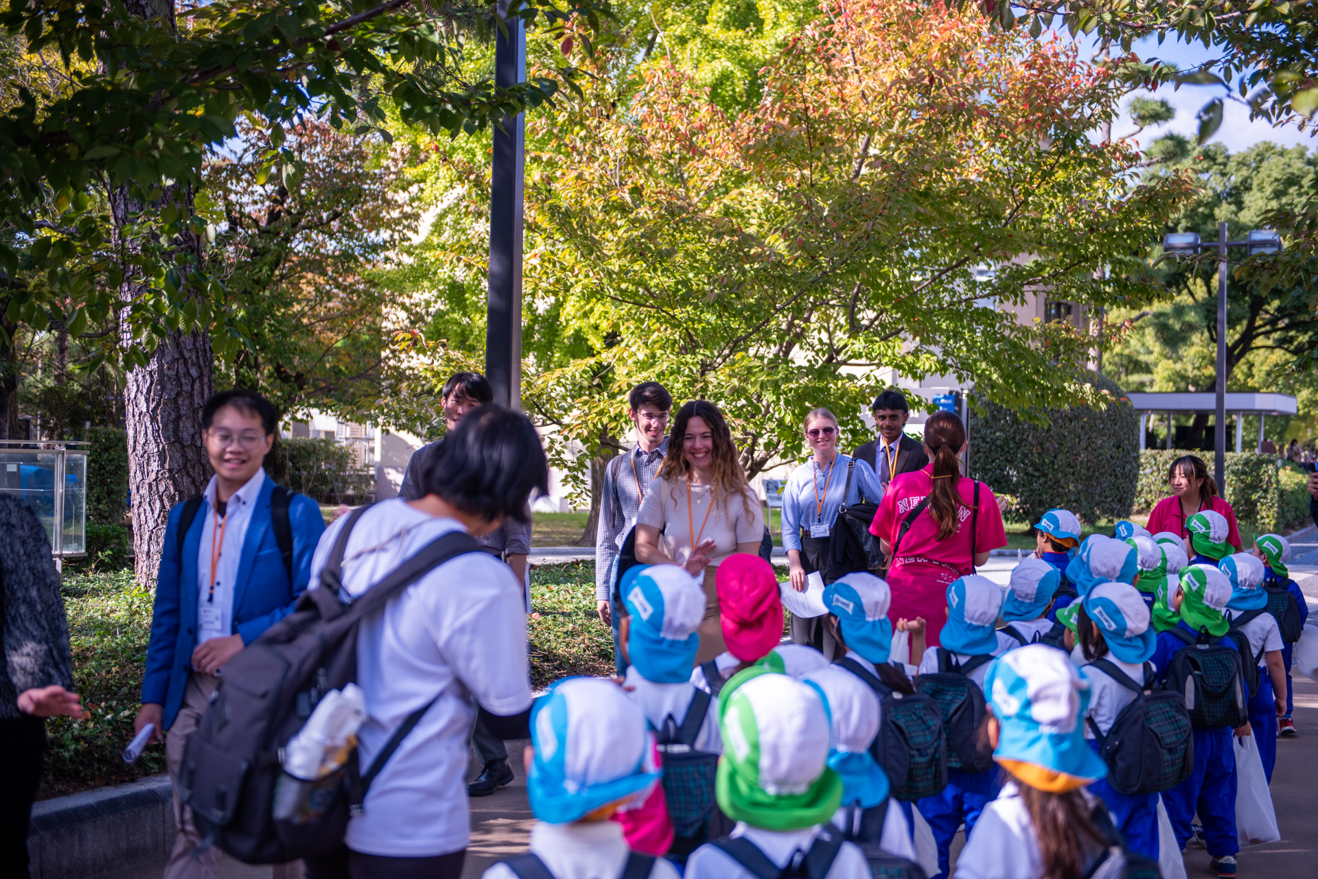 Guided tour of Peace Memorial Park(2)_Hiroshima-ICAN Academy