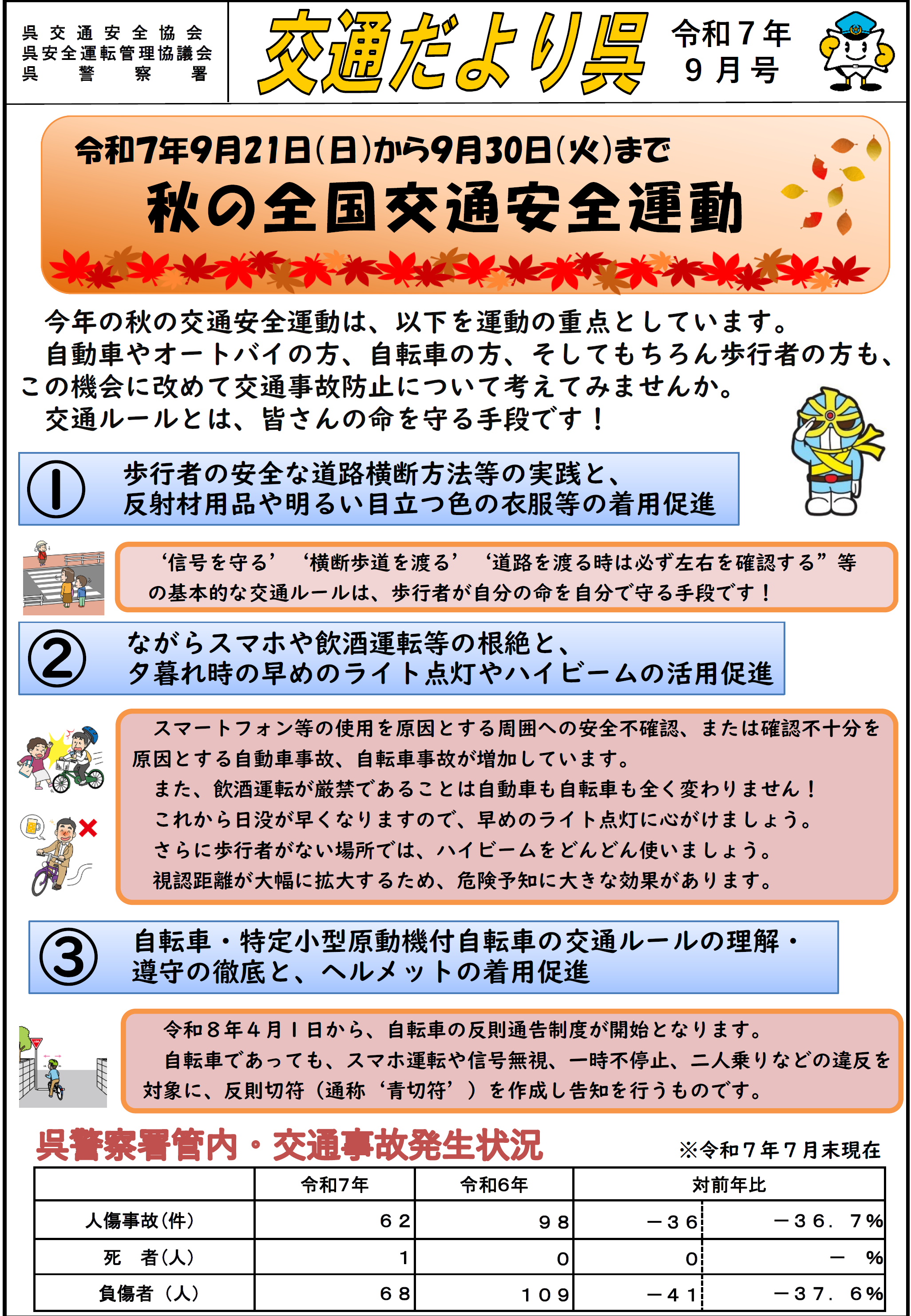 交通だより呉