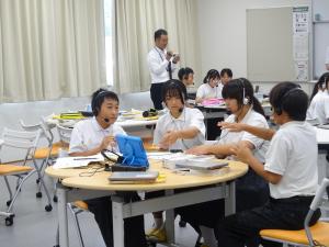交流授業の様子