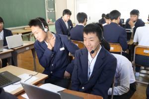 交流授業の様子
