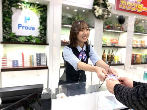 グループ従業員の接客の様子