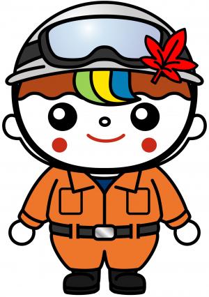 くさどっきー防災服イラスト