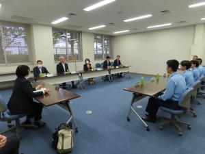 初任科生との意見交換会