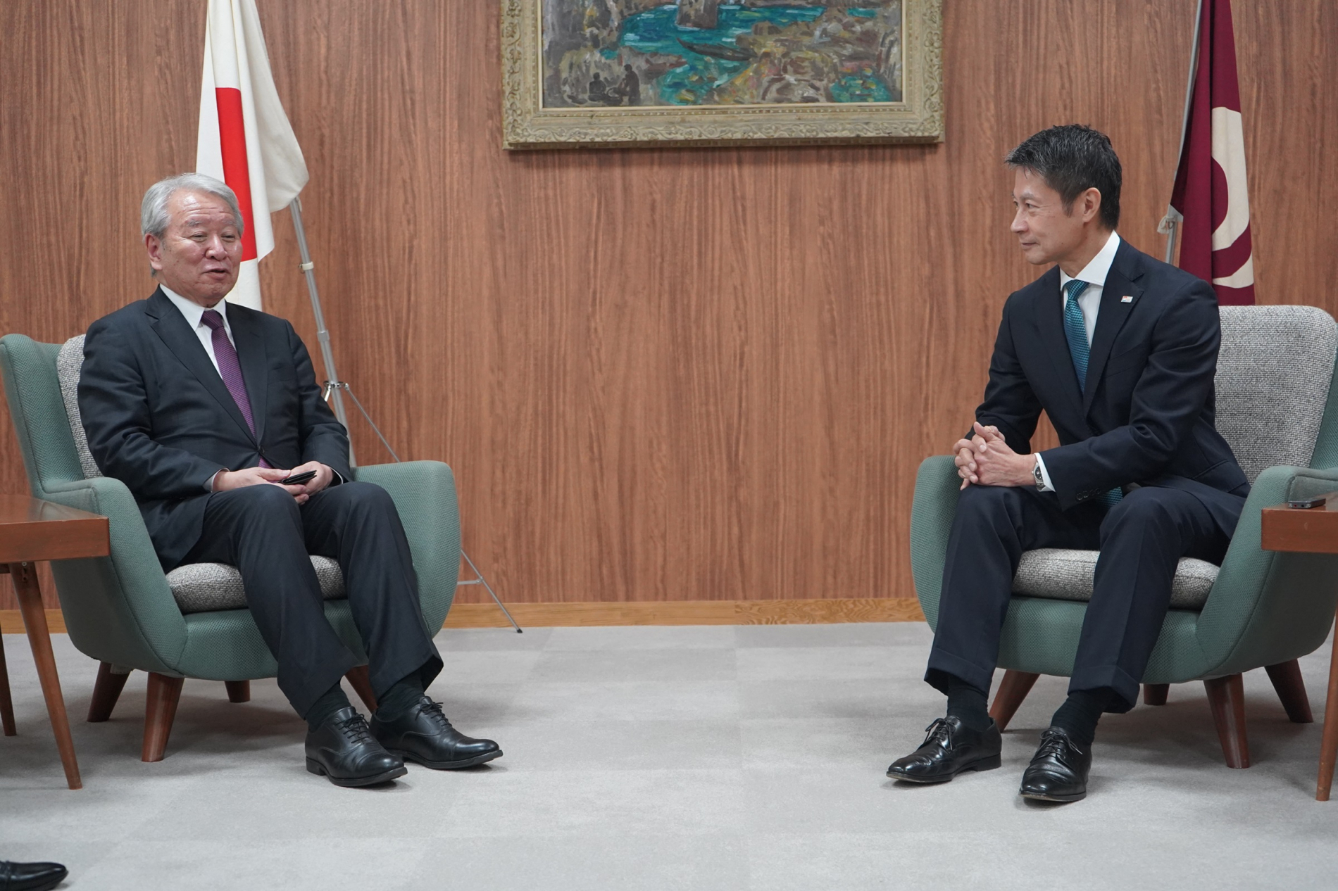 田中理事長表敬