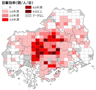 シカ目撃効率