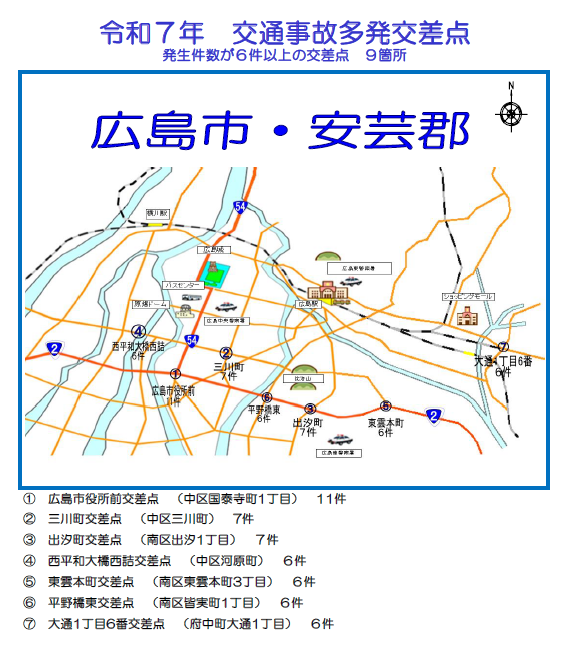 広島市・安芸郡の発生状況