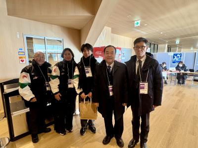 鈴木零偉選手激励