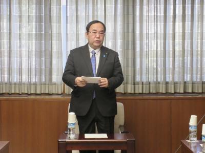 議長激励のことば