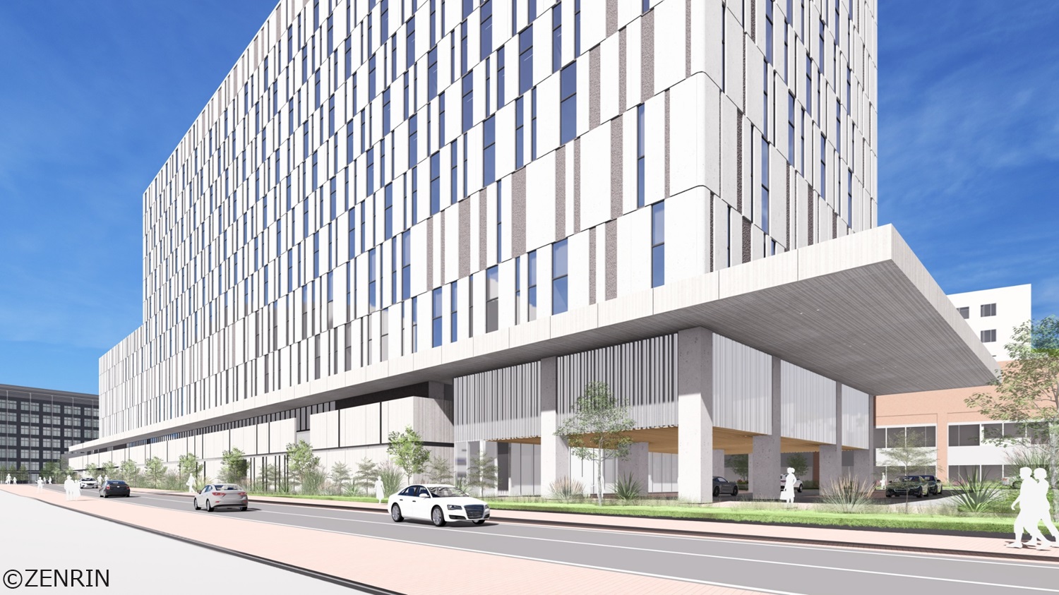 新病院外観 南東玄関