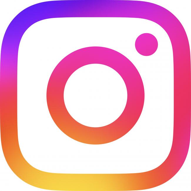 Instagramのリンクを貼り付けたロゴマーク