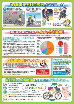 自転車チラシ裏