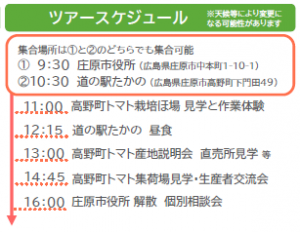 ツアースケジュール