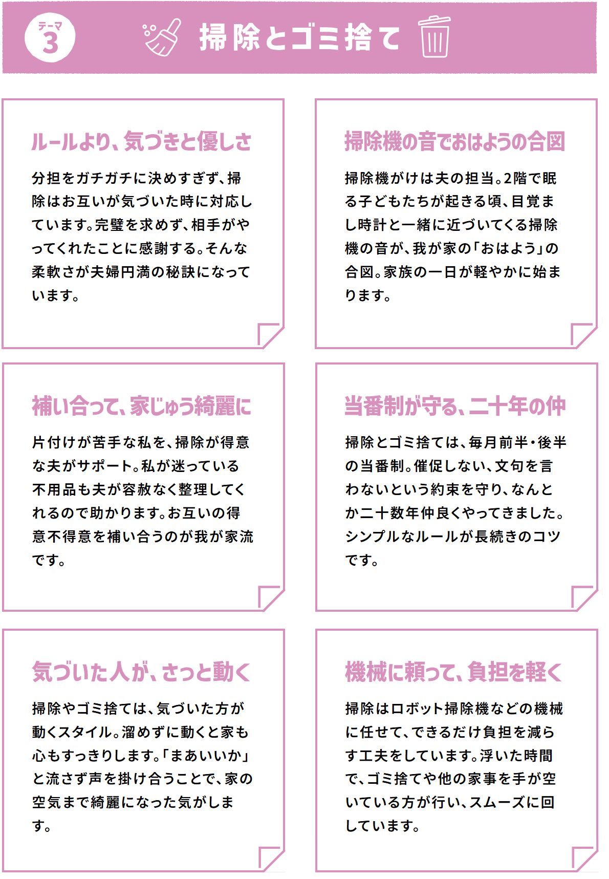 第３回③掃除とゴミ捨て