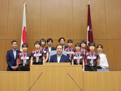口田Ｊ.Ｖ.Ｂ.Ｃスポーツ少年団記念撮影